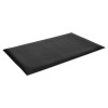 Wear-Bond Comfort-King Anti-Fatigue Mat, Rectangular, Black Raised Deck Plate Surface, 36" x 60"
