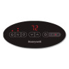 Digital Ceramic Mini Tower Heater, 1,500 W, 10 x 7.63 x 14, Black