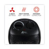 Ceramic Heater, 1,500 W, 7.12 x 5.87 x 8.75, Black