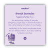 Gel Hand Wash, French Lavender Scent, 12 Oz, 6/Carton