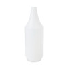 Embossed Plastic Spray Bottle, 32 Oz, Clear, 24/Carton
