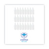 Embossed Plastic Spray Bottle, 32 Oz, Clear, 24/Carton
