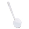 Deluxe Toilet Bowl Mop, 12" Handle, 2" Mop Head, White, 25/Carton