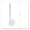 Deluxe Toilet Bowl Mop, 12" Handle, 2" Mop Head, White, 25/Carton