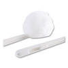 Deluxe Toilet Bowl Mop, 12" Handle, 2" Mop Head, White, 25/Carton