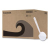 Deluxe Toilet Bowl Mop, 12" Handle, 2" Mop Head, White, 25/Carton