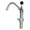 Bottle Pump, 22 Oz Output, Steel, 42.5" Tall, Chrome, 6/Carton