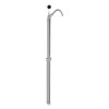 Bottle Pump, 22 Oz Output, Steel, 42.5" Tall, Chrome