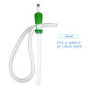 Drum Pump, 5 Gpm, Plastic, 46" Tall, Clear