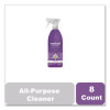 Antibac All-Purpose Cleaner, Wildflower Scent, 28 Oz Spray Bottle, 8/Carton