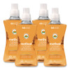 4X Concentrated Laundry Detergent, Ginger Mango Scent, 53.5 Oz Bottle, 4/Carton