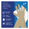Essential Multi-Fold Towels, Standard Tier, Absorbency Pockets, 1-Ply, 9.2 x 9.4, White, 250/Pack, 16 Packs/Carton