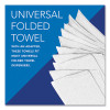 Pro Scottfold Towels, 1-Ply, 7.8 x 12.4, White, 175 Towels/Pack, 25 Packs/Carton