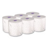 Essential High Capacity Hard Roll Towels For Business, Absorbency Pockets, 1-Ply, 8" x 950 Ft, 1.75" Core, White, 6 Rolls/Ct