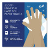 Essential High Capacity Hard Roll Towels For Business, Absorbency Pockets, 1-Ply, 8" x 950 Ft, 1.75" Core, White, 6 Rolls/Ct