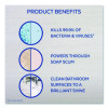 Disinfectant Power Bathroom Foamer, Liquid, Atlantic Fresh Scent, 32 Oz Spray Bottle
