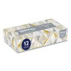 White Facial Tissue For Business, 2-Ply, 125 Sheets/Box, 12 Boxes/Carton