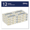White Facial Tissue For Business, 2-Ply, 125 Sheets/Box, 12 Boxes/Carton