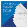 Multi-Fold Towels, Absorbency Pockets, 1-Ply, 9.2 x 9.4, White, 250 Sheets/Pack, 12 Packs/Carton