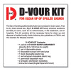 D'Vour Clean-Up Kit, Powder, All Inclusive Kit, 6/Carton