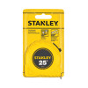 Power Return Rule Tape Measure, Plastic Case,  Polymer-Coated Blade, 1" x 25 Ft, Yellow