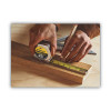 Powerlock Ii Power Return Rule, 1" x 25 Ft, Chrome/Yellow