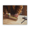 Powerlock Ii Power Return Rule, 1" x 25 Ft, Chrome/Yellow