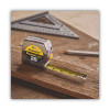 Powerlock Ii Power Return Rule, 1" x 25 Ft, Chrome/Yellow