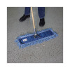 Dust Mop Head, Looped-End, Cotton/Synthetic Fibers, 18 x 5, Blue