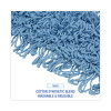 Dust Mop Head, Looped-End, Cotton/Synthetic Fibers, 24 x 5, Blue