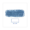 Dust Mop Head, Looped-End, Cotton/Synthetic Fibers, 24 x 5, Blue
