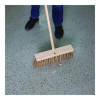Tapered End Broom Handle, Lacquered Hardwood, 1.13" Dia x 54", Natural