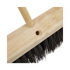 Tapered End Broom Handle, Lacquered Wood, 1.13" Dia x 60", Natural