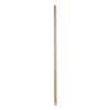 Heavy-Duty Threaded End Lacquered Hardwood Broom Handle, 1.13" Dia x 60", Natural