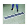 Clip-On Dust Mop Frame, 48 x 5, Zinc Plated, Black