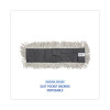 Disposable Cut End Dust Mop Head, Cotton/Synthetic, 24 x 5, White