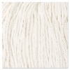 Cut-End Wet Mop Head, Cotton, #20, White