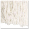 Cut-End Wet Mop Head, Rayon, #20, White