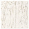 Cut-End Wet Mop Head, Cotton, #24, White