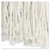 Cut-End Wet Mop Head, Cotton, #24, White