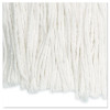 Cut-End Wet Mop Head, Rayon, #24, White