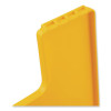 Site Safety Wet Floor Caution Sign, 2-Sided, 10 x 2 x 26, Yellow