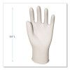 Powder-Free Synthetic Vinyl Gloves, Medium, 4 Mil Thick, 9.5" Long, Beige, 100/Box
