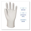 Powder-Free Synthetic Vinyl Gloves, Medium, 4 Mil Thick, 9.5" Long, Cream, 100/Box, 10 Boxes/Carton