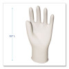 Powder-Free Synthetic Vinyl Gloves, Medium, 4 Mil Thick, 9.5" Long, Cream, 100/Box, 10 Boxes/Carton