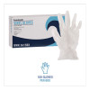 Exam Vinyl Gloves, Powder-Free, Large, 3.6 Mil Thick, 9.5" Long, Clear, 100/Box