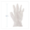 Exam Vinyl Gloves, Powder-Free, Medium, 3.6 Mil Thick, 9.5" Long, Clear, 100/Box