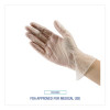 Exam Vinyl Gloves, Powder-Free, Medium, 3.6 Mil Thick, 9.5" Long, Clear, 100/Box, 10 Boxes/Carton
