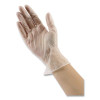 Exam Vinyl Gloves, Powder-Free, X-Large, 3.6 Mil Thick, 9.5" Long, Clear, 100/Box, 10 Boxes/Carton