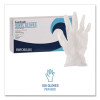 General Purpose Vinyl Gloves, Powder-Free, Large, 2.6 Mil Thick, 9.5" Long, Clear, 100/Box, 10 Boxes/Carton